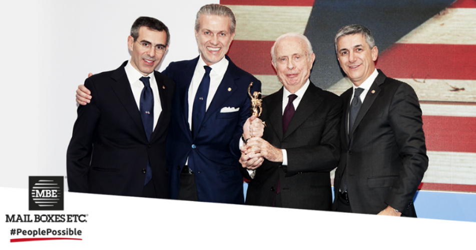 MBE Worldwide è stata premiata da American Chamber of Commerce in Italy